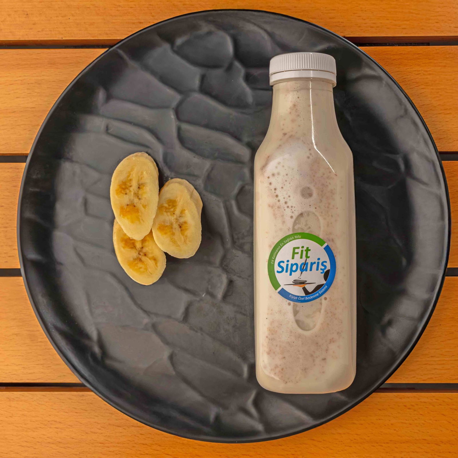 Büyük Boy Ballı Muzu Smoothie (50 cl.)