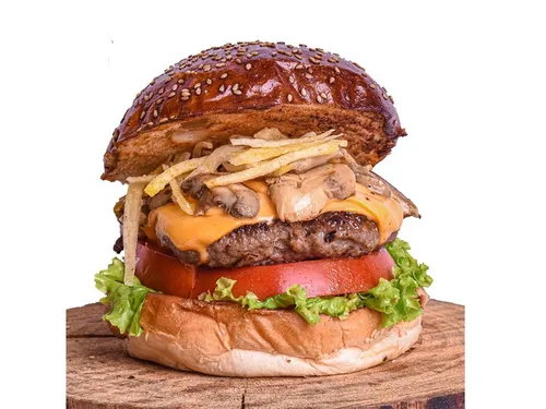 Buffalo Mushroom Burger Menü