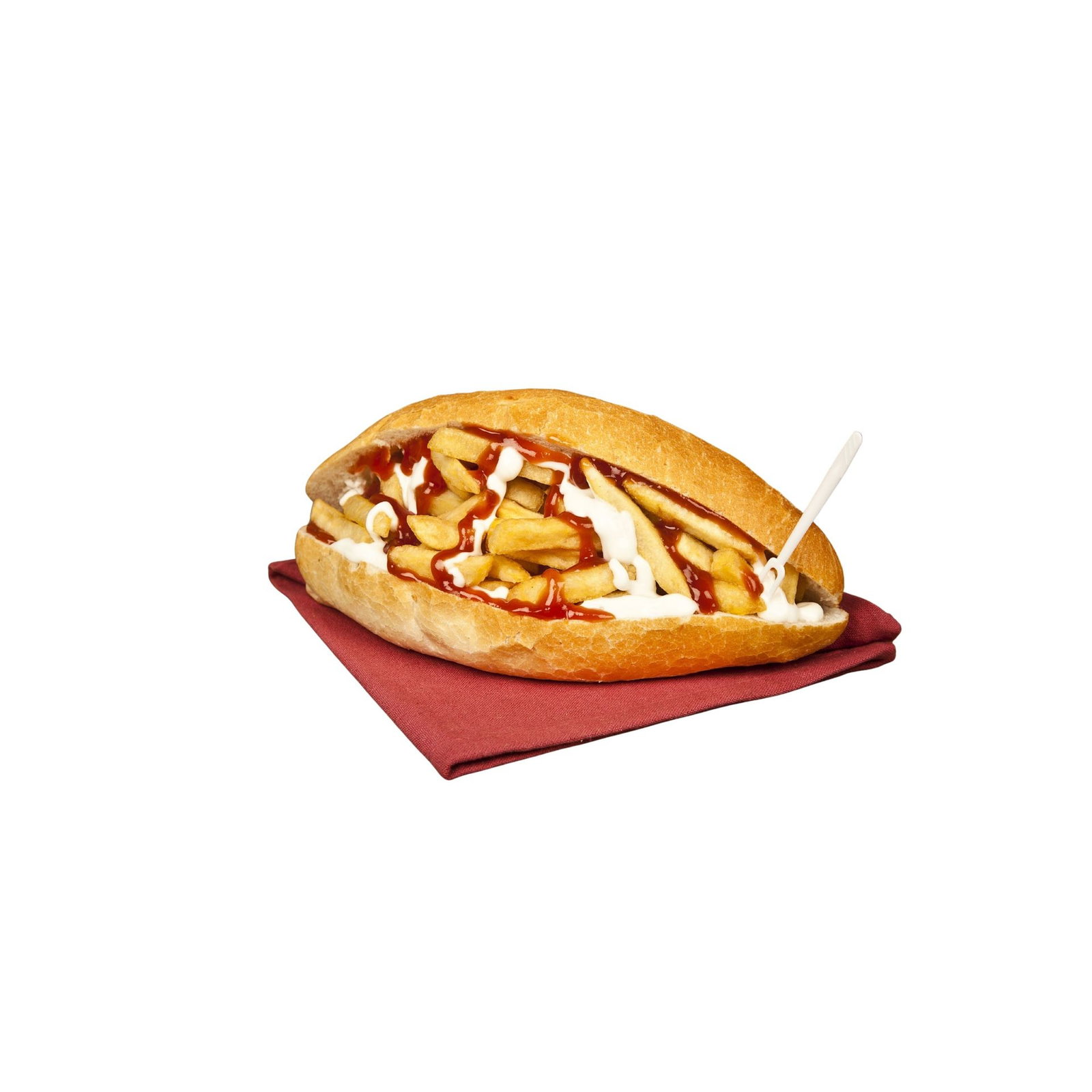 Tavuklu Kaşarlı Patatesli Sandviç