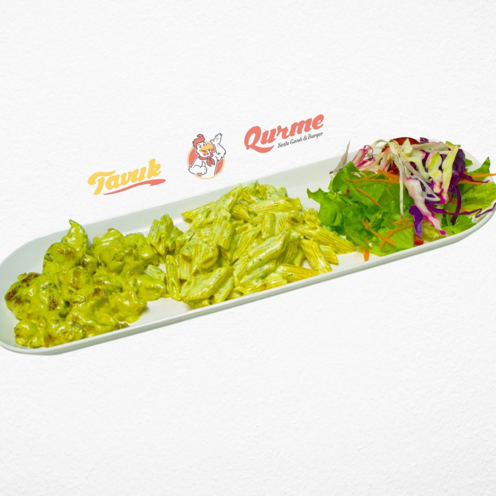 Kremalı Yeşil Petso Soslu Tavuk