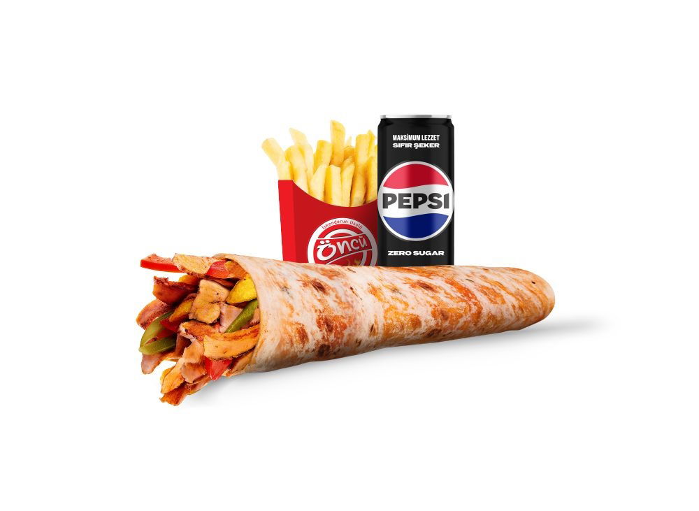 Combo Öncü Zurna Tavuk Döner Dürüm Menü