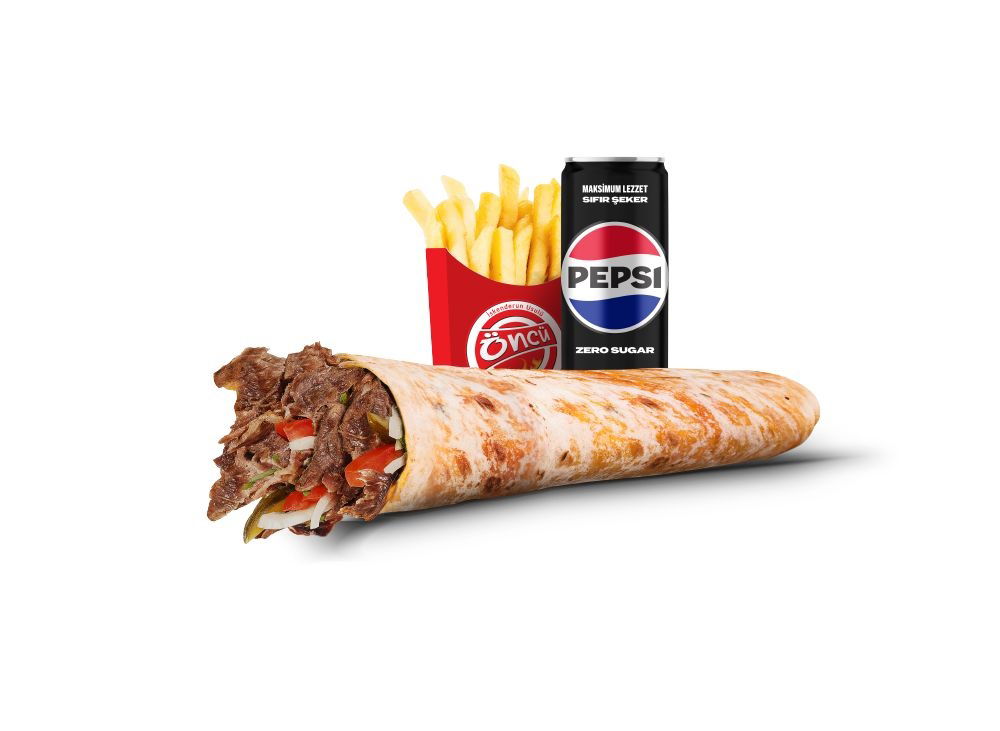 Combo Öncü Zurna Et Döner Dürüm Menü
