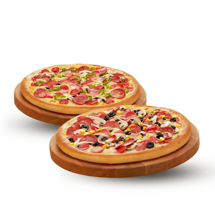 2 Büyük Pizza Menü