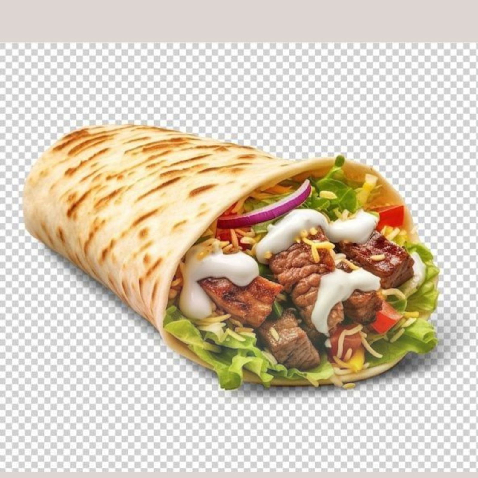 Antakya Usulü Tavuk Döner Dürüm