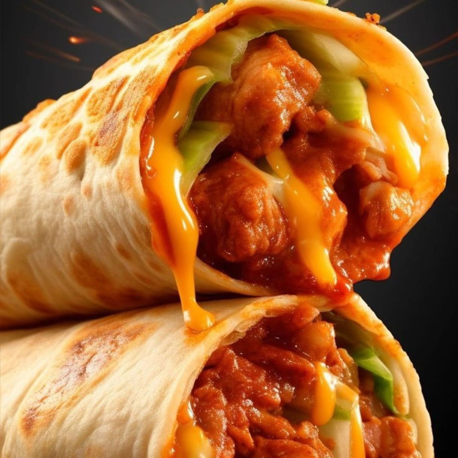 Kaşarlı Tavuk Döner Dürüm