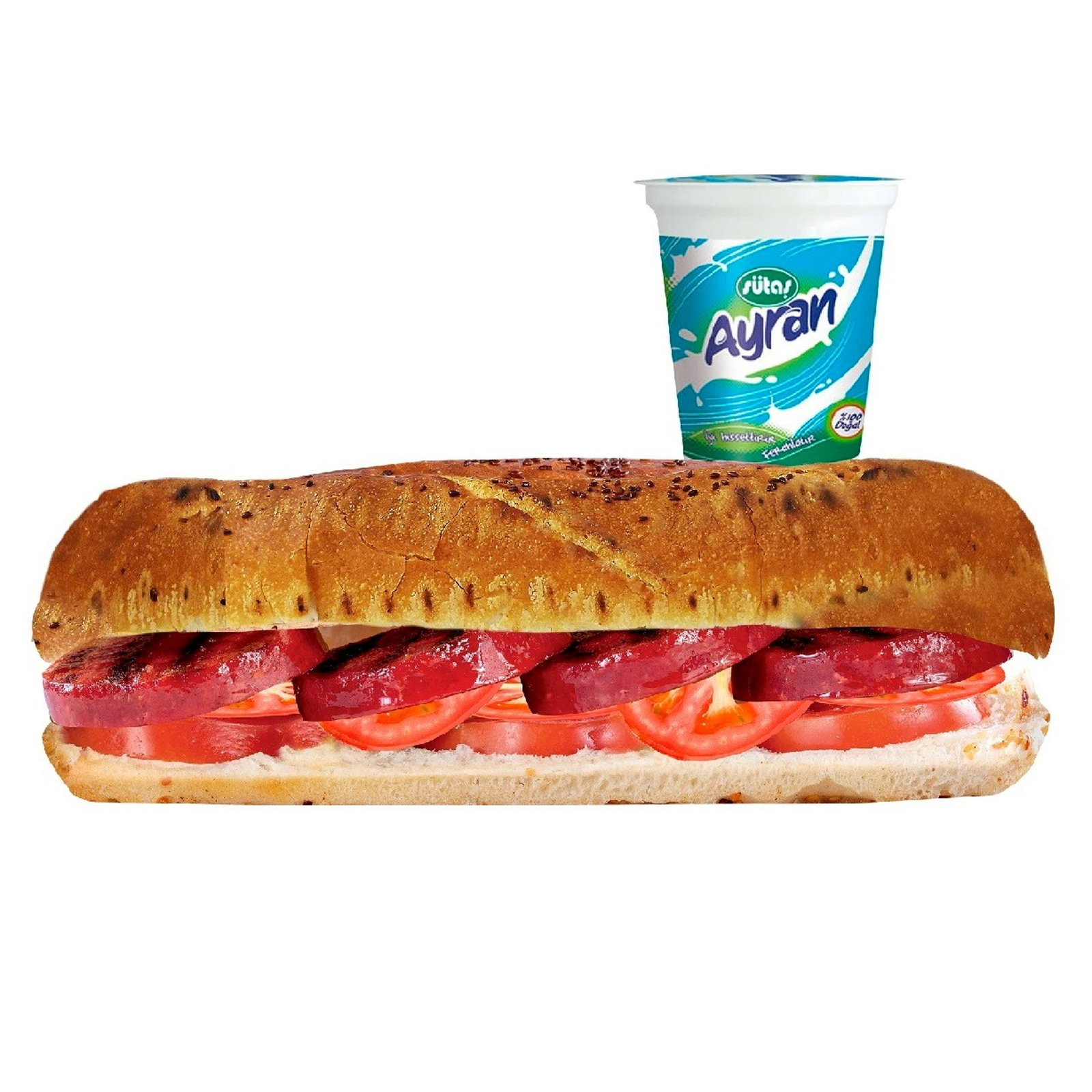 Acılı Sucuk & Ayran