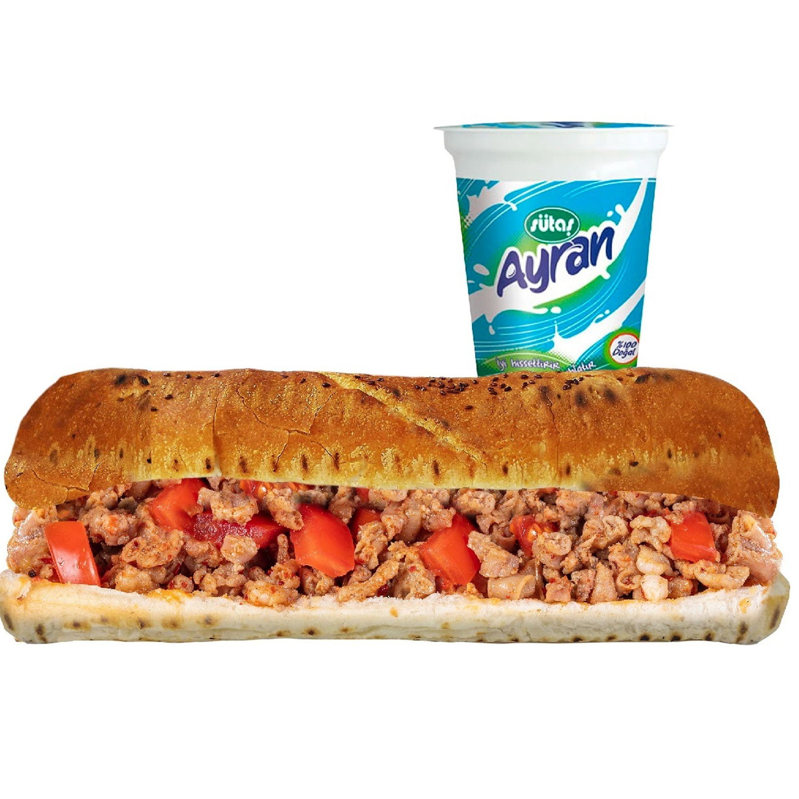 Kokoreç Ekmek & Ayran
