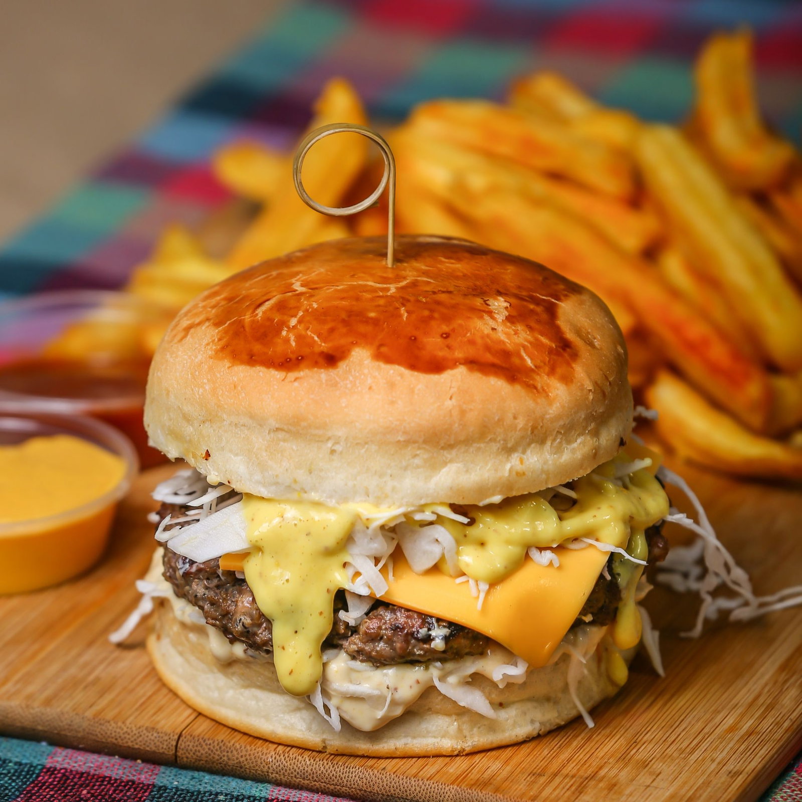 Sweet Honey Mustard Burger