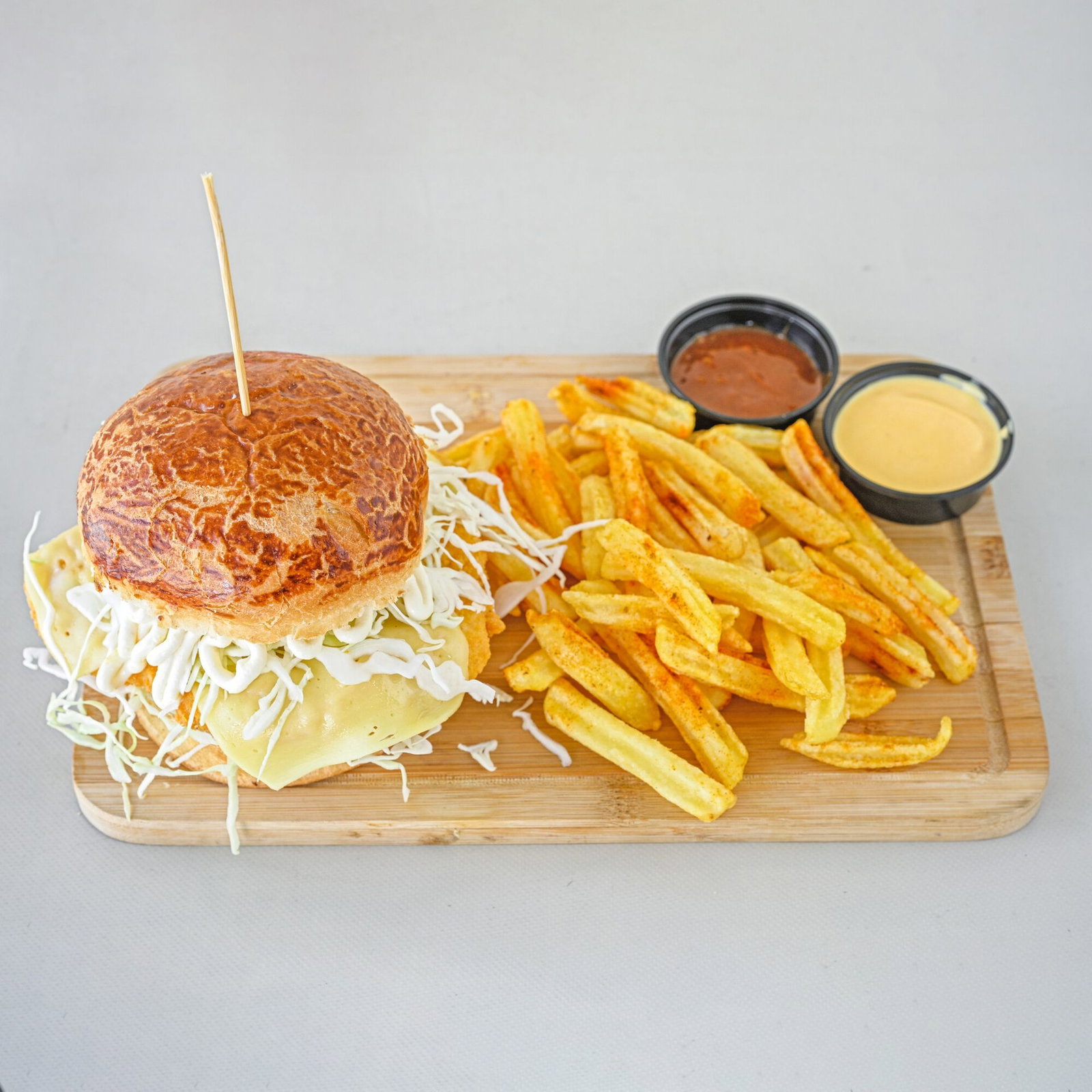 Lemon Cream Chicken Burger