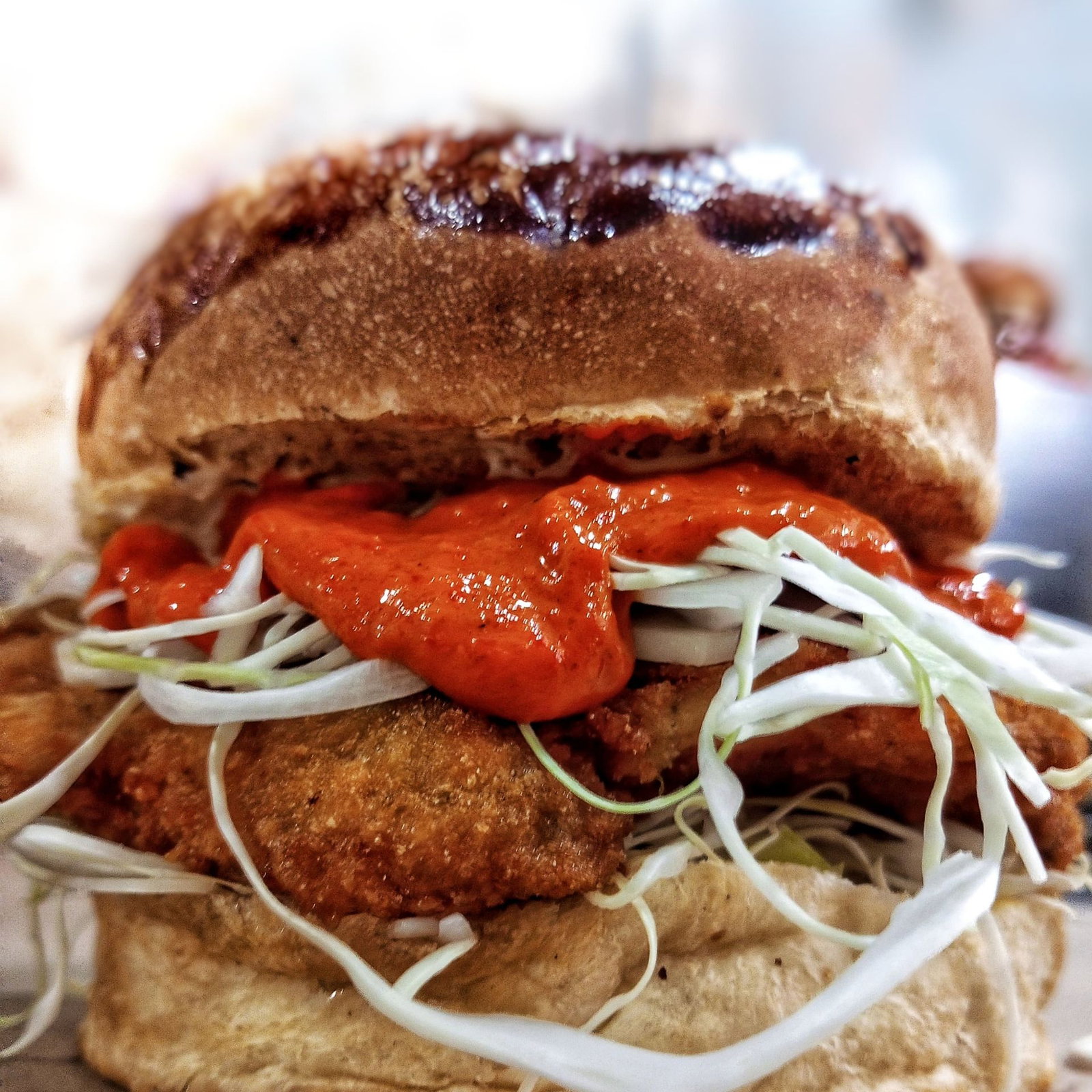 Chilli Chutney Chicken Burger