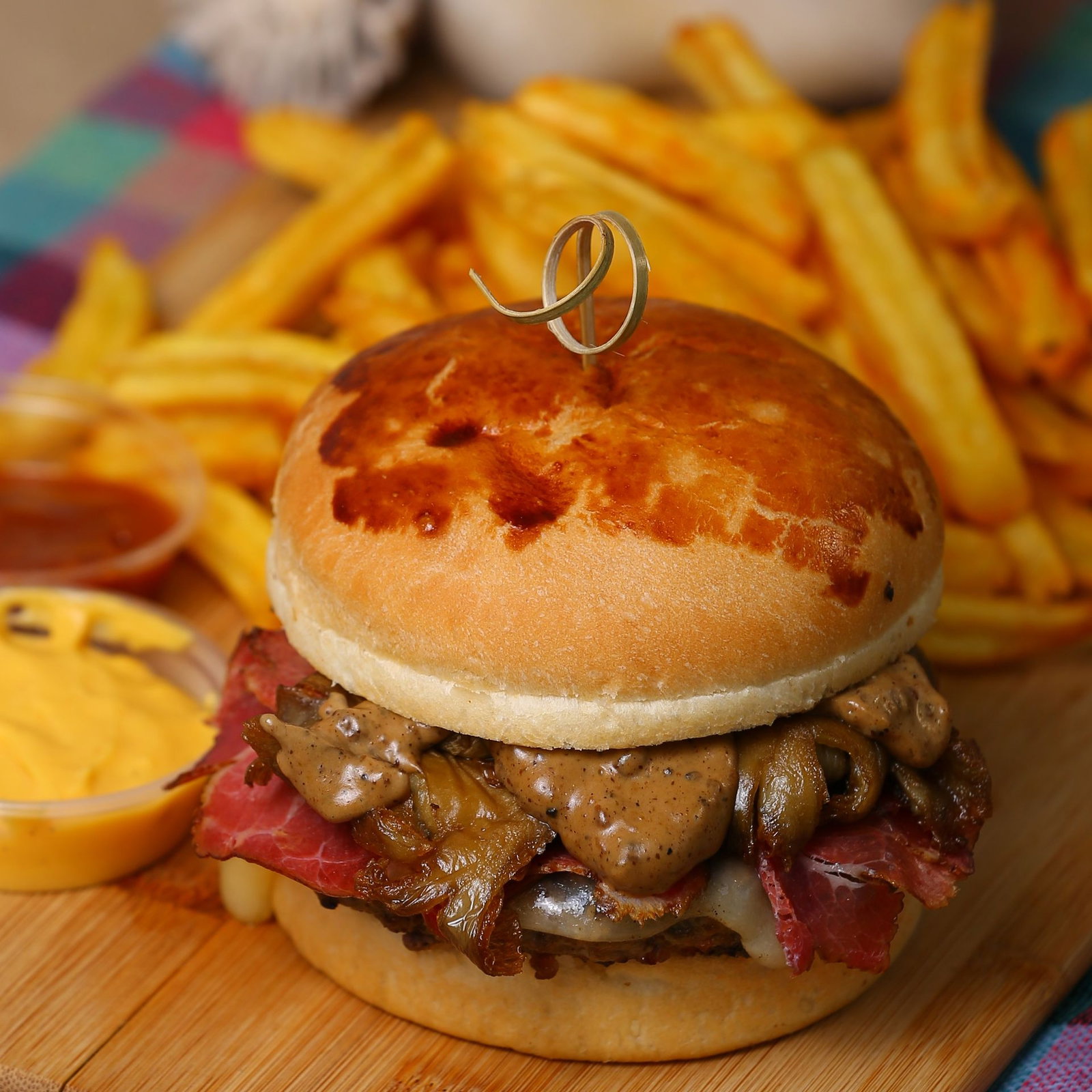 Black Pepper Cream Burger