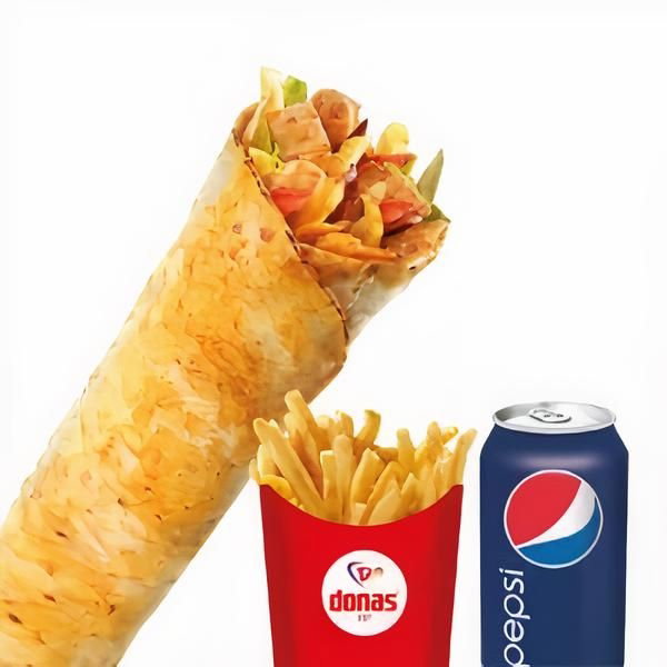 Donas Tavuk Döner Dürüm Menü 2