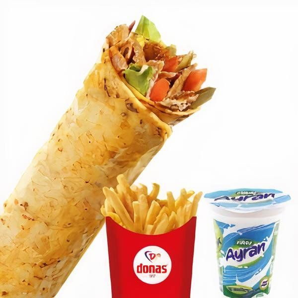 Donas Bol Malzeme Et Döner Dürüm Menü 1