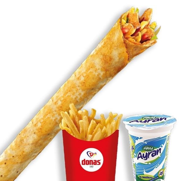 Donas Special Zurna Et Döner Dürüm Menü 1