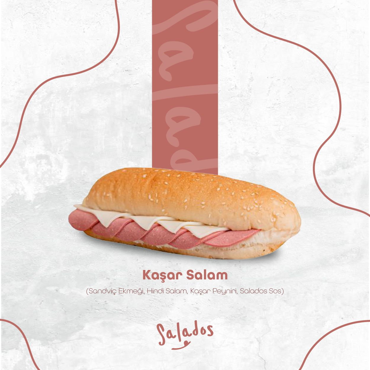 Kaşarlı Salamlı Sandviç