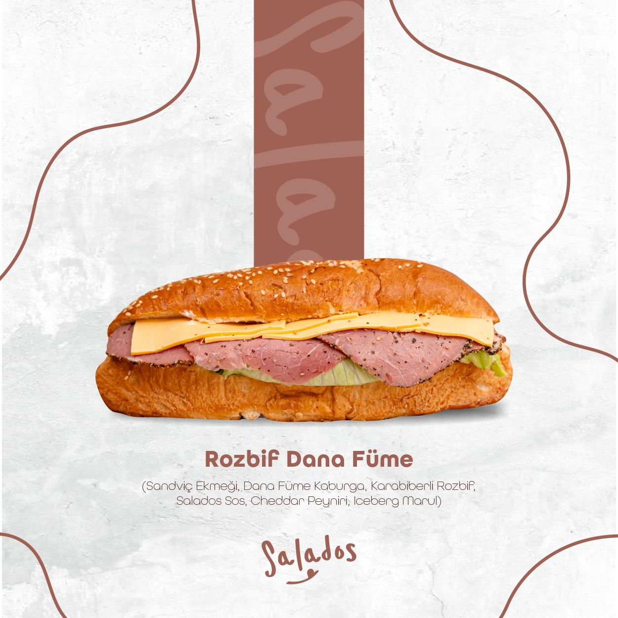 Rozbif Dana Füme Sandviç