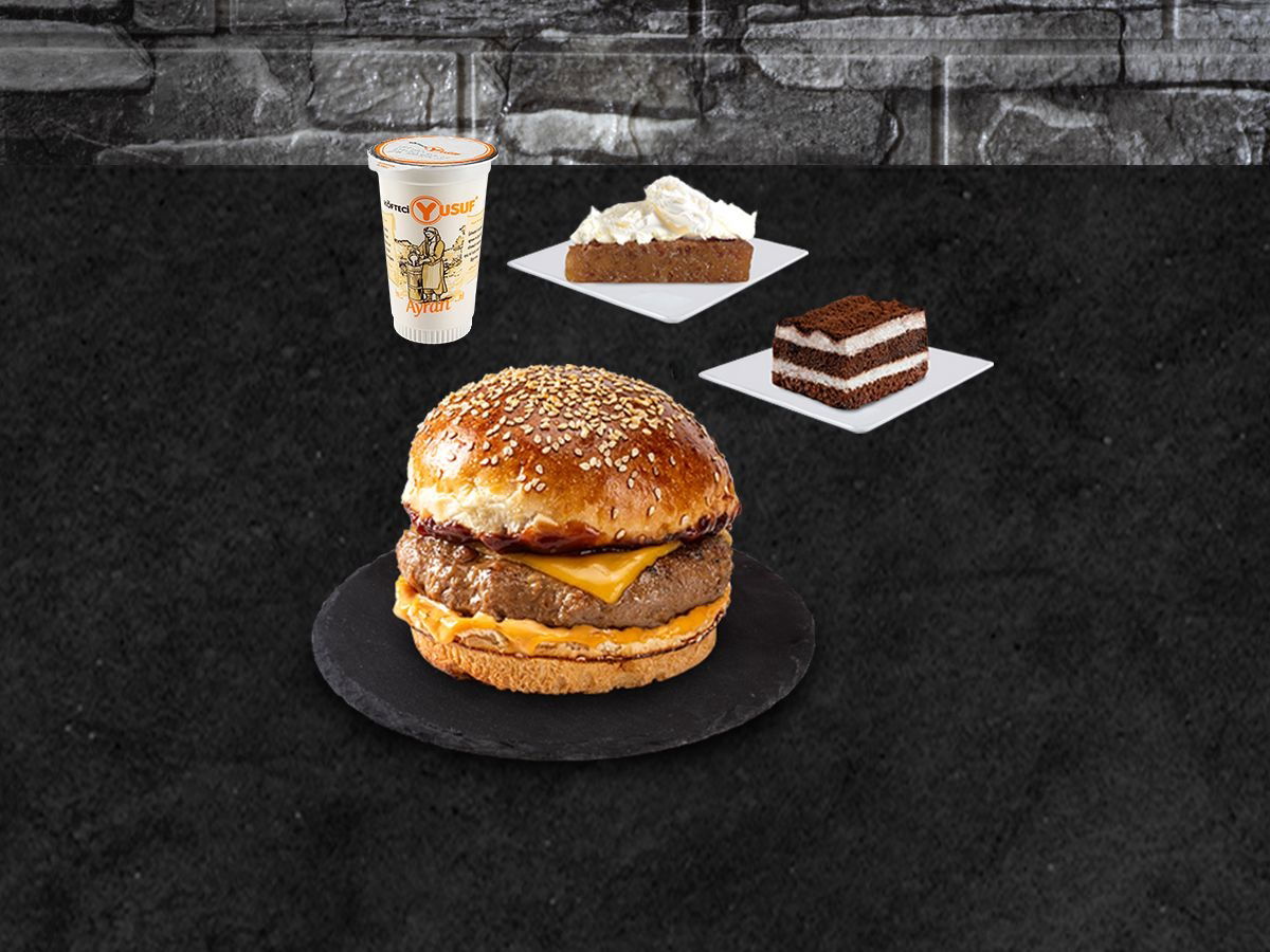 Burger (Tek Köfte) En Tatlı Menü