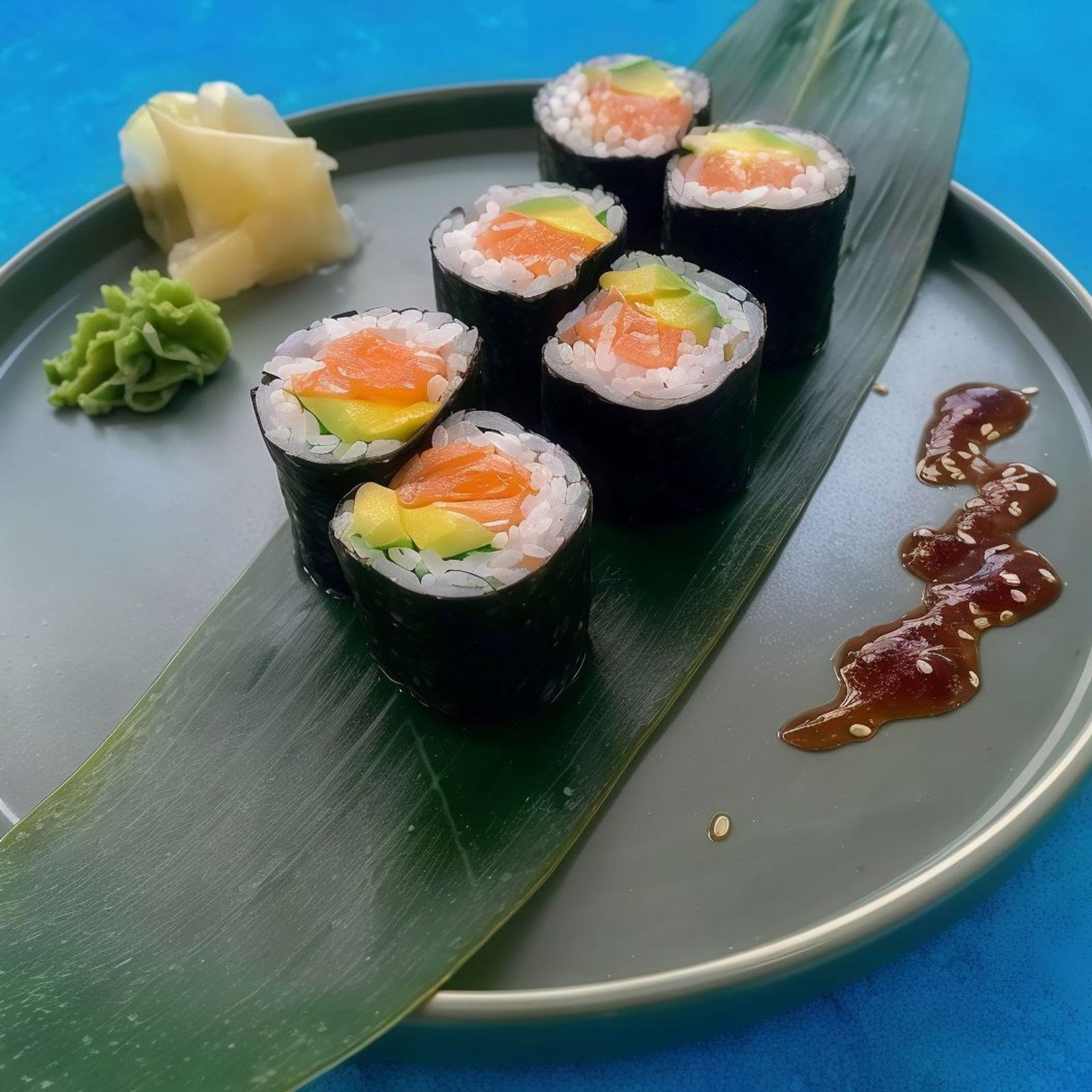 Sake Avokado Maki (6 pcs.)