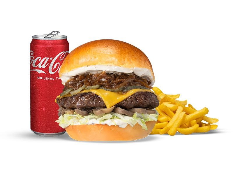 Joker Mushroom Burger Menü