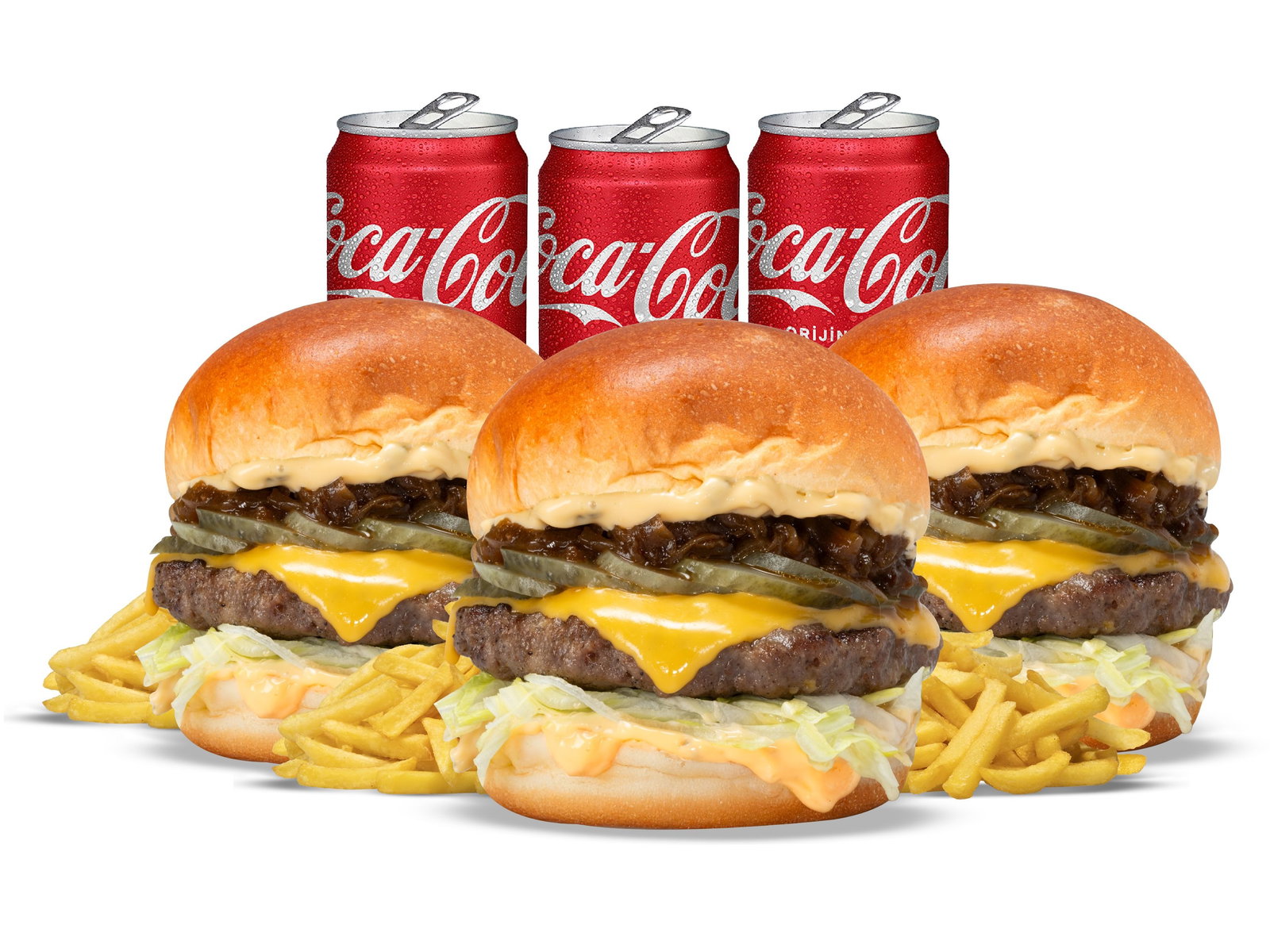 3'lü Joker Cheeseburger Menü