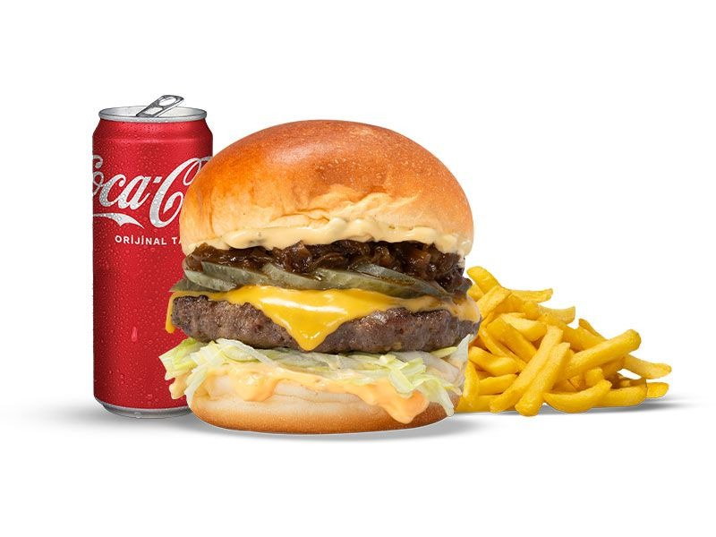 Supper Cheeseburger Menü