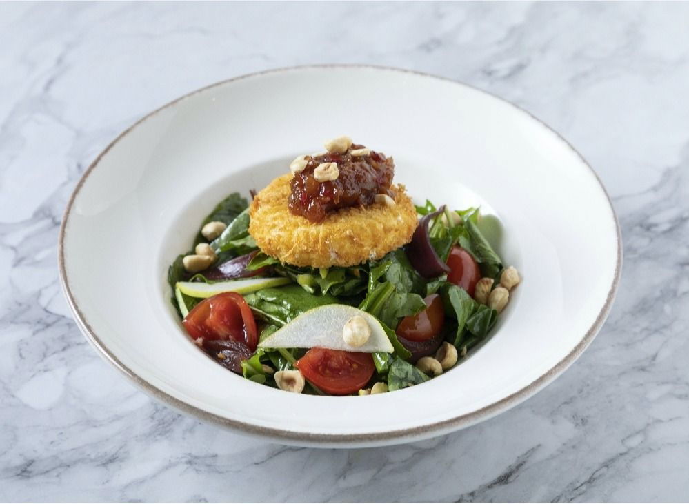 Ilık Keçi Peynirli Roka Salatası