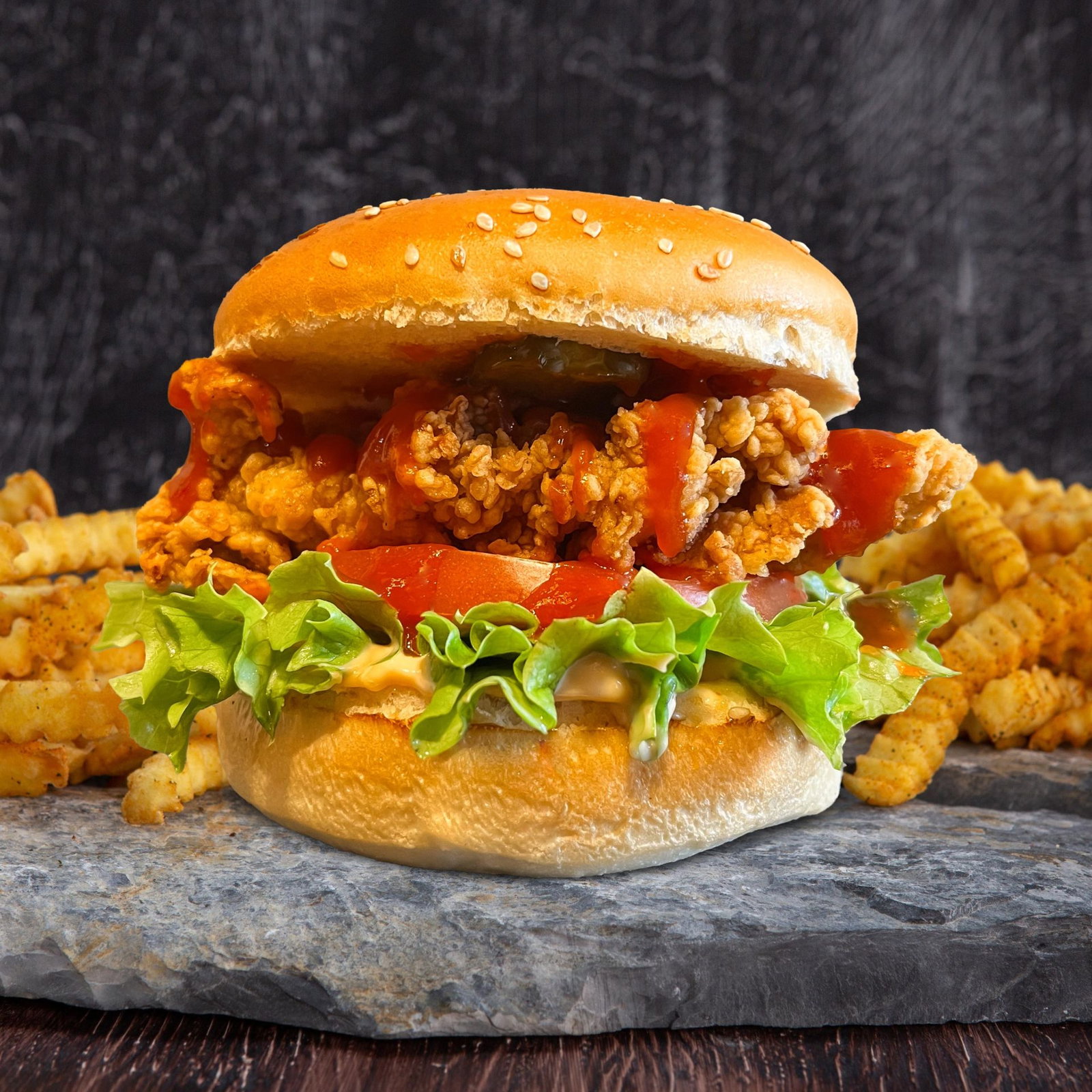 Regular Crispy Chicken Burger