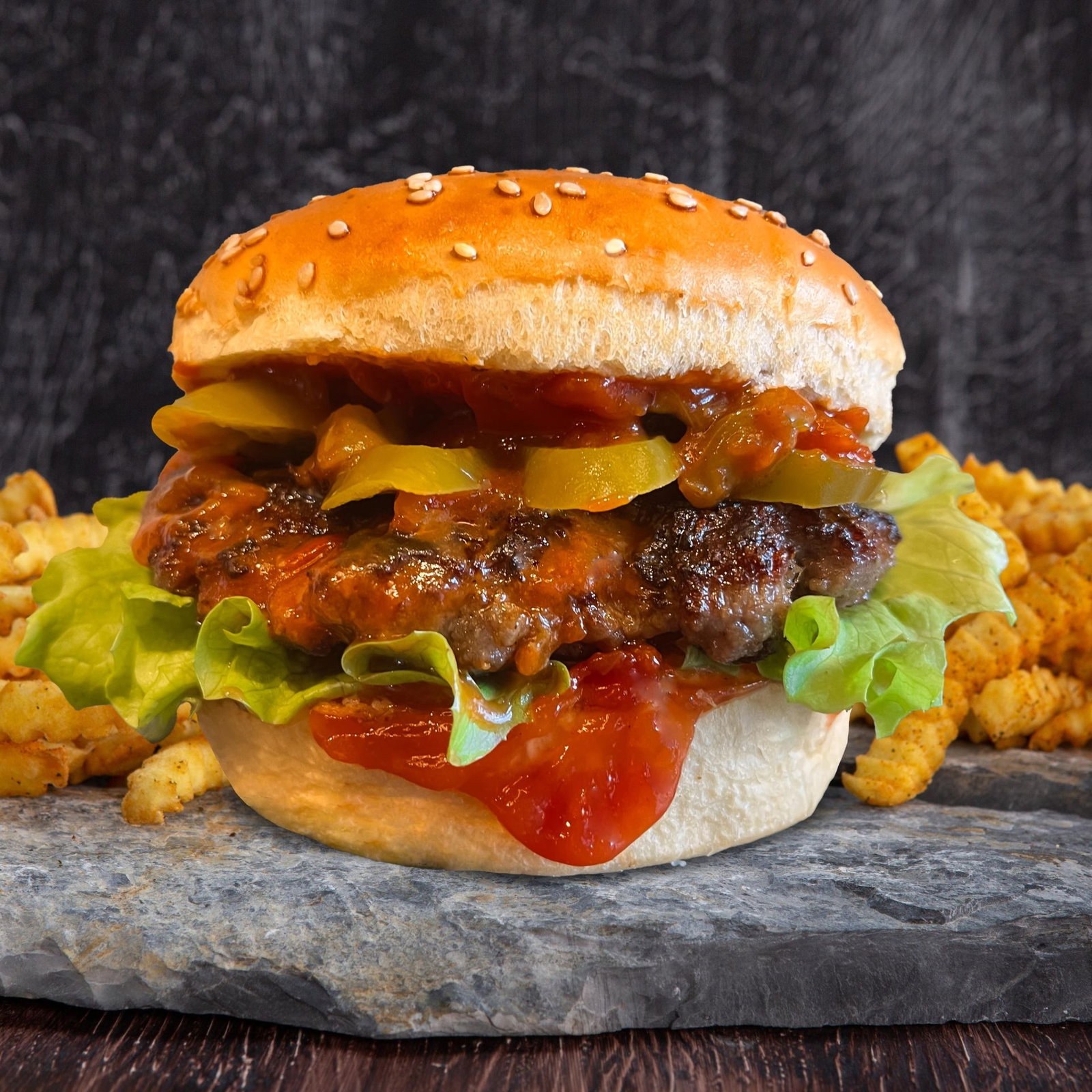 Regular Smash Spicy Burger