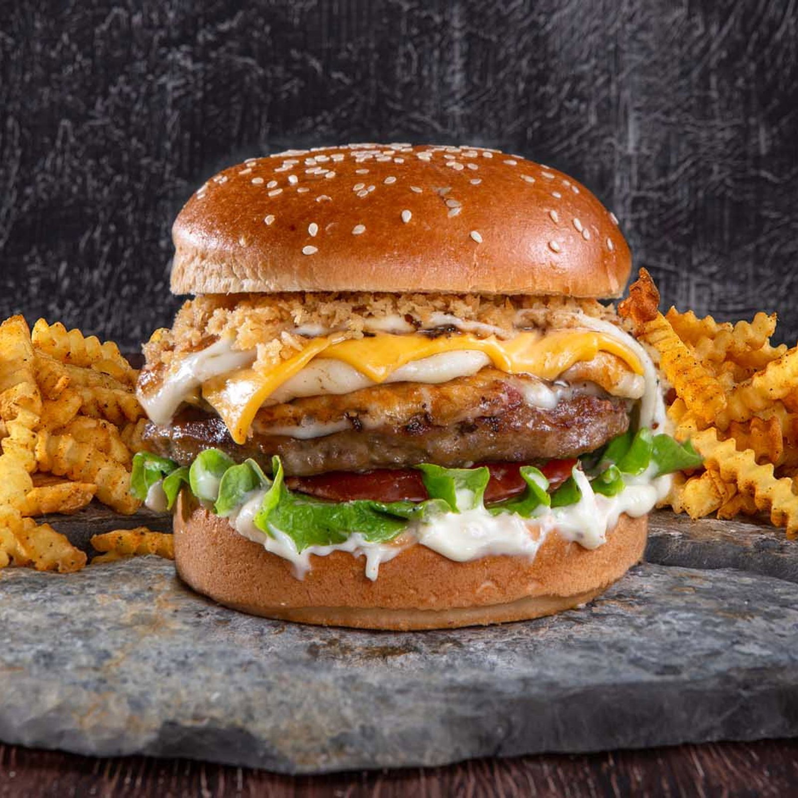 Cheesy Beast Burger