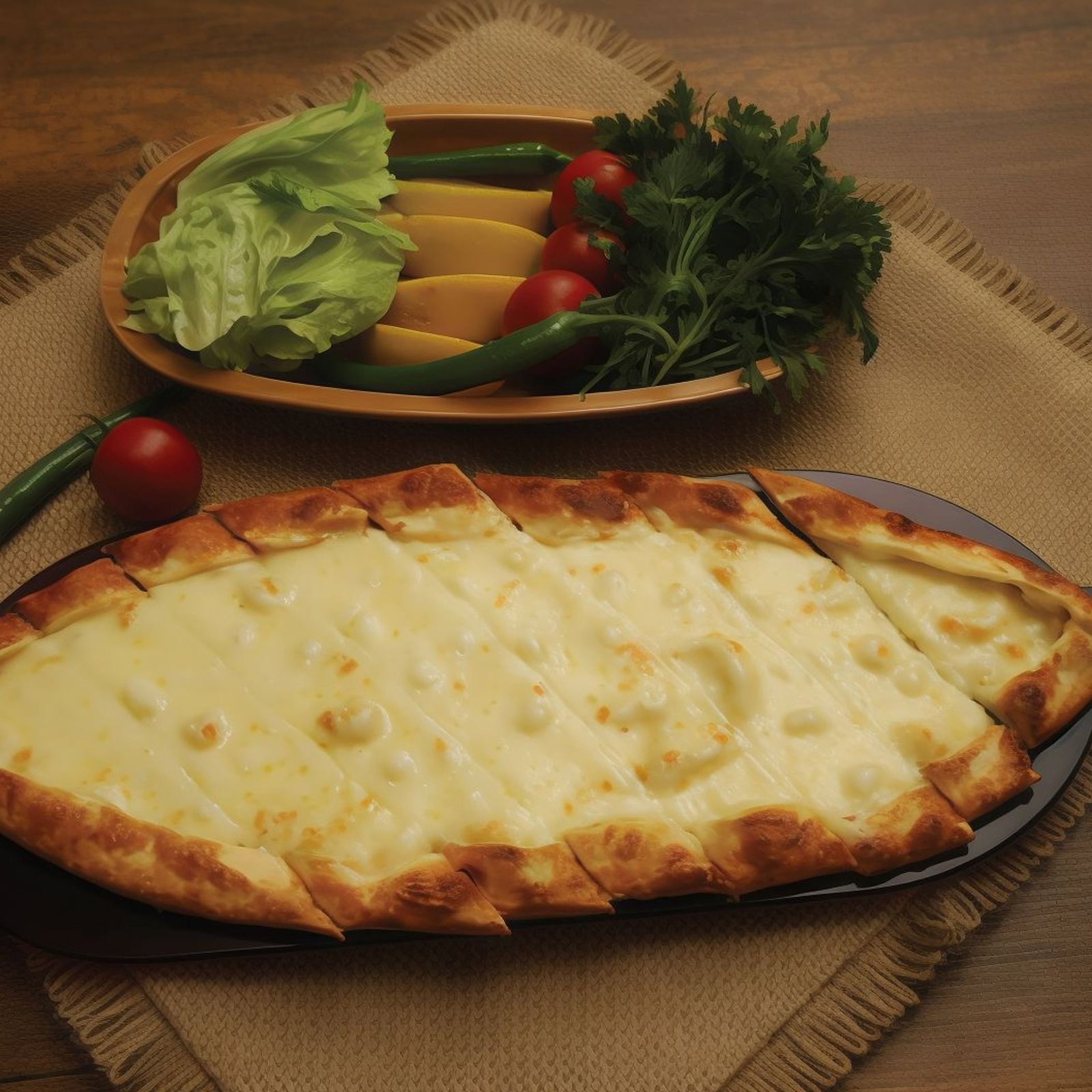 Mini Kaşarlı Pide