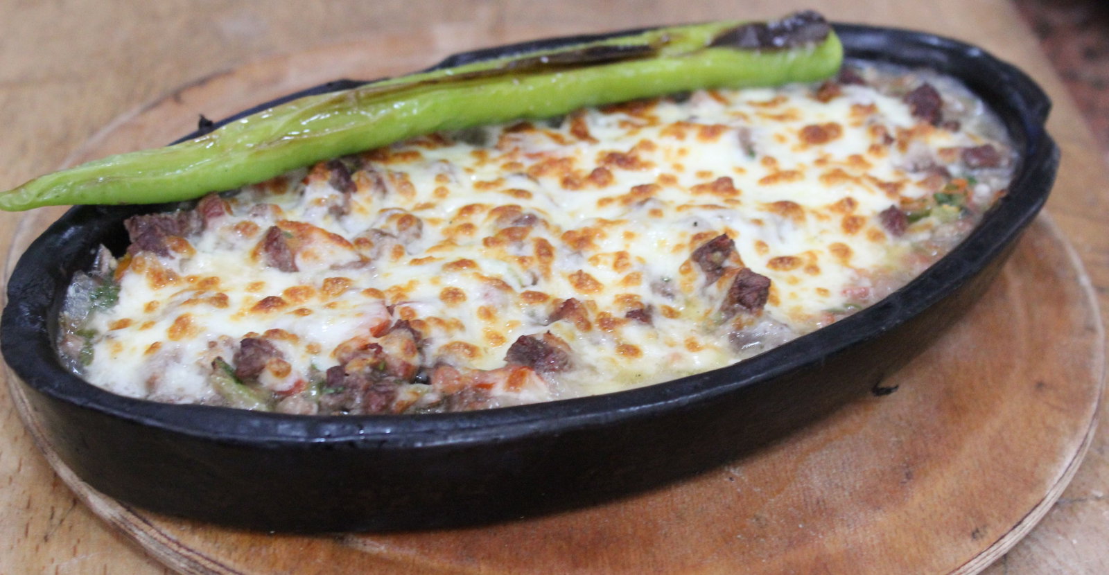 Kiremitte Kuşbaşı Kaşarlı Mantarlı