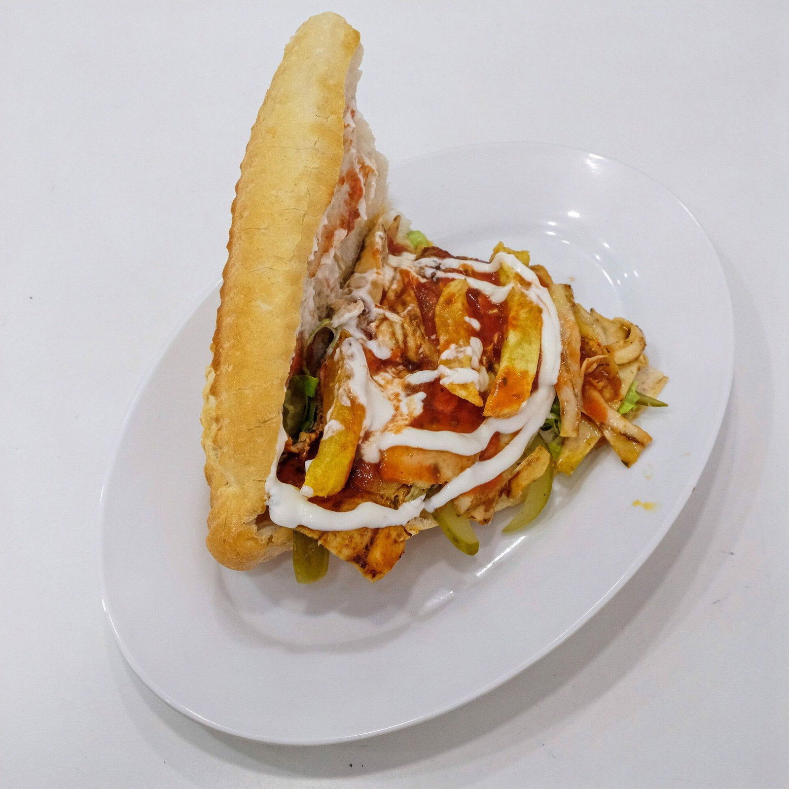 Yarım Ekmek Arası Tavuk Döner