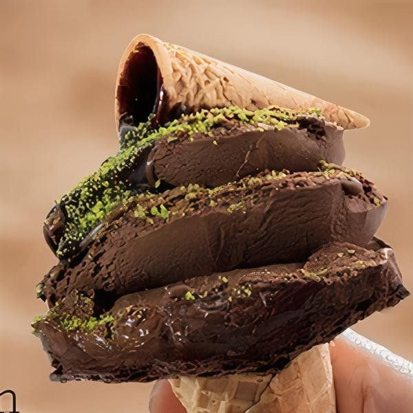 Bitter Çikolatalı Vegan Dondurma (1 kg.)