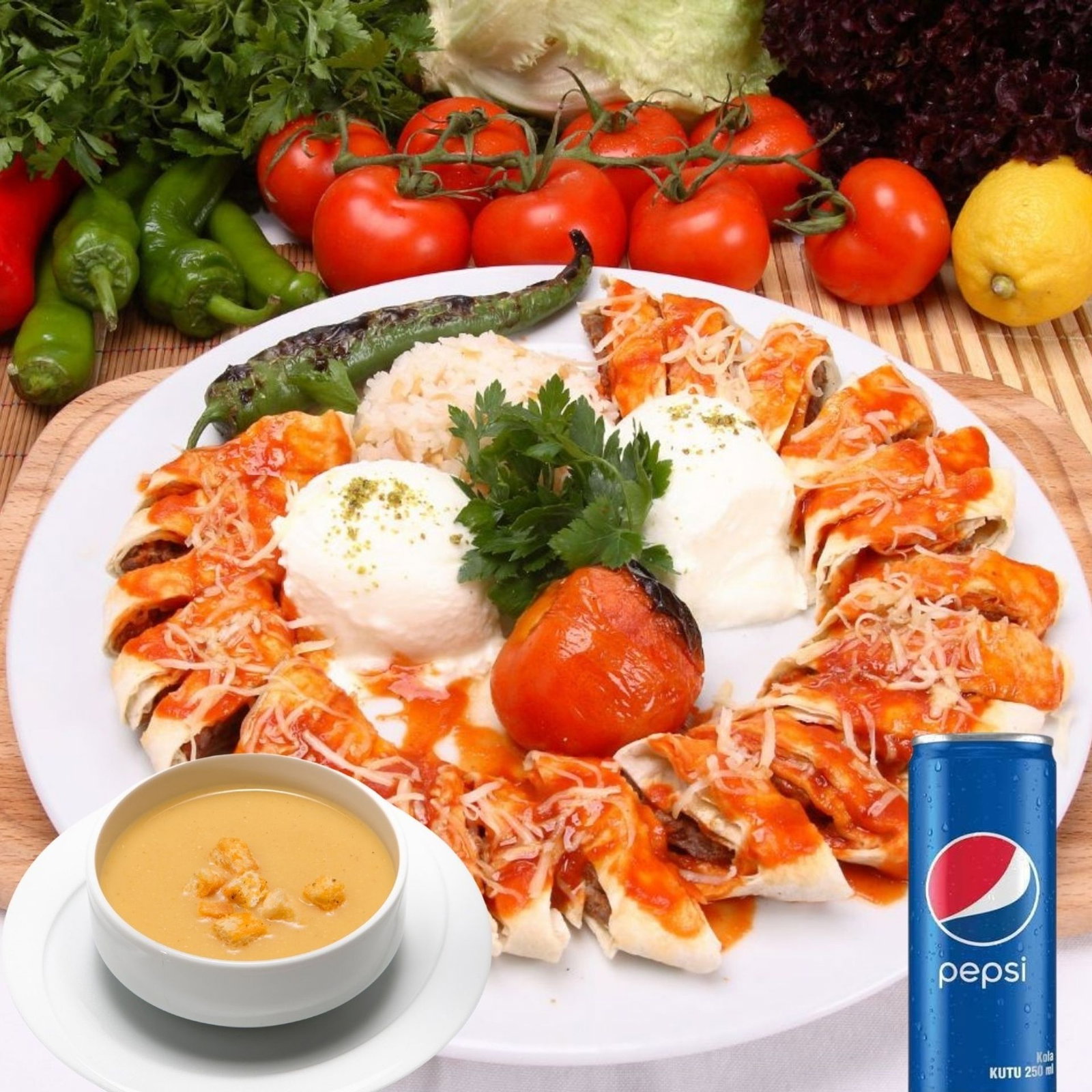 Çorbalı Beyti Kebap Menü