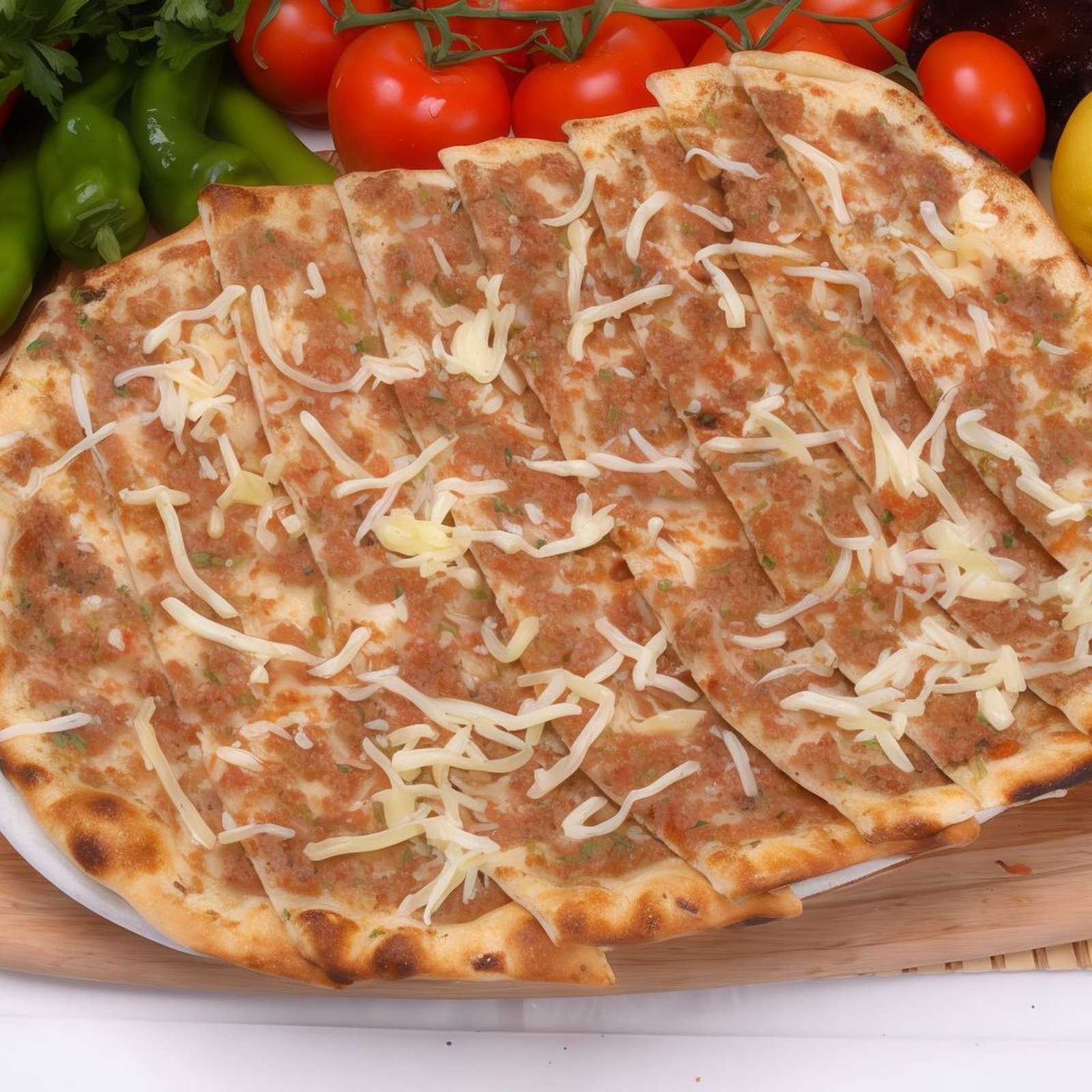 Kıymalı Kaşarlı Pide (Açık)
