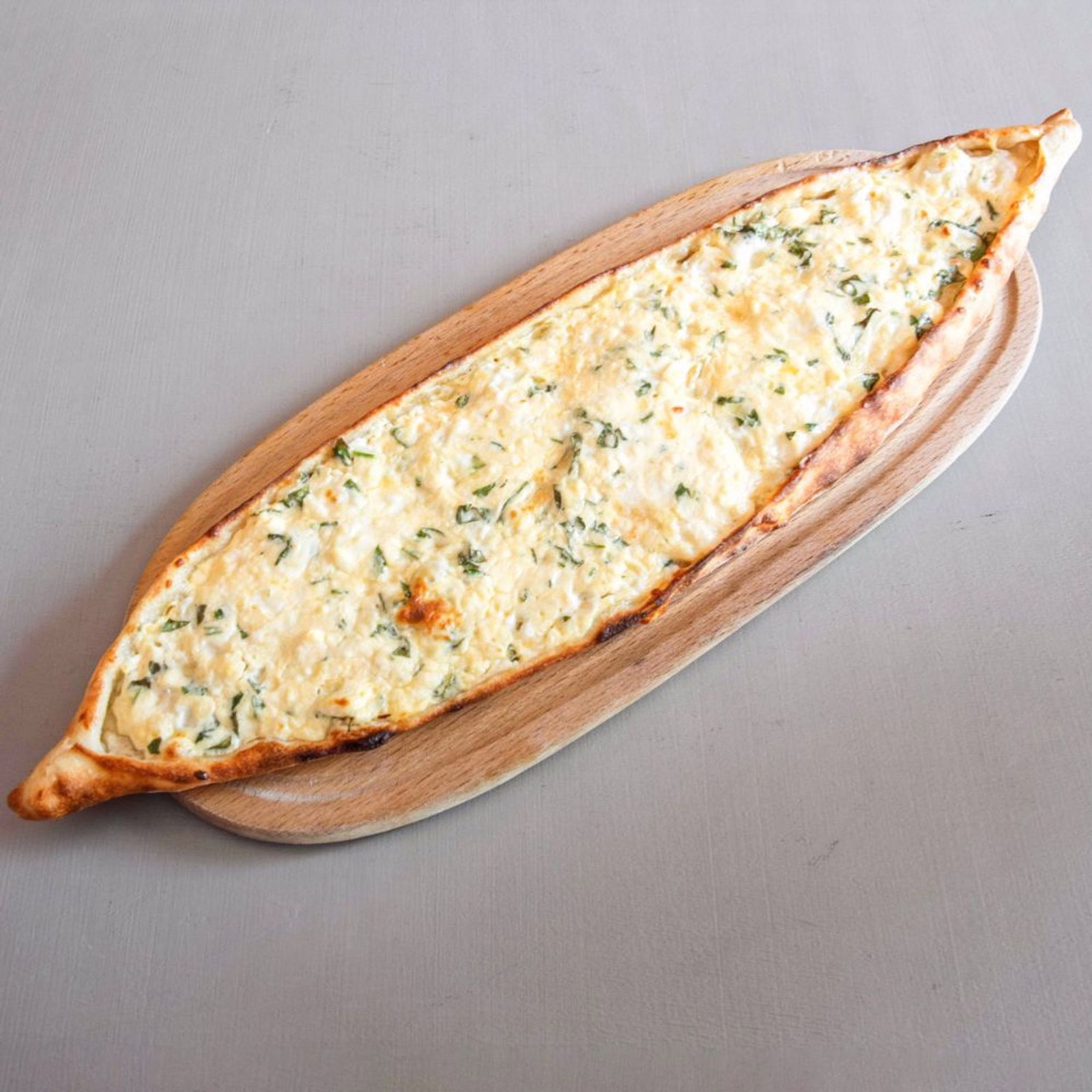 Beyaz Peynirli Kaşarlı Pide (Açık)