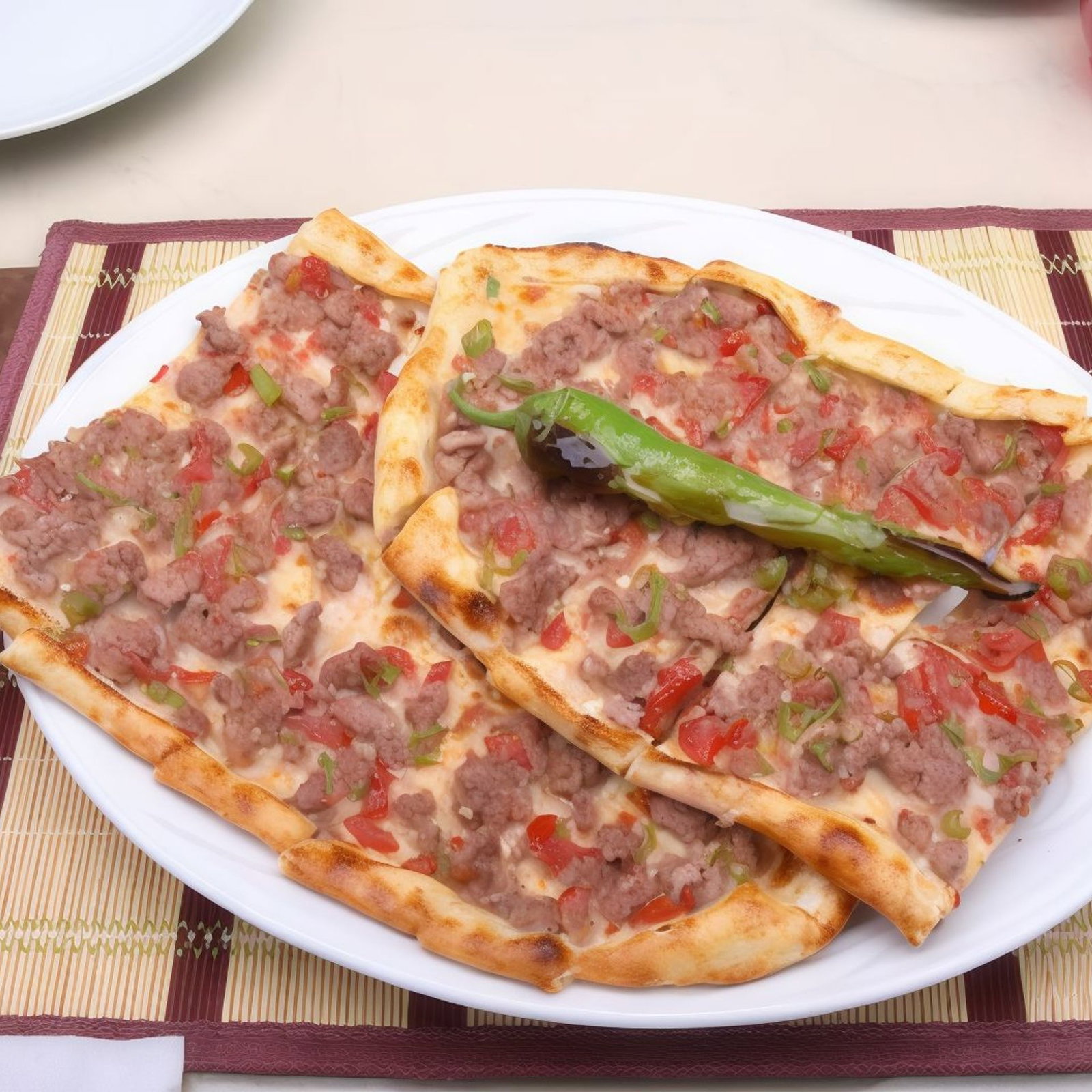 Kuşbaşılı Pide (Açık)