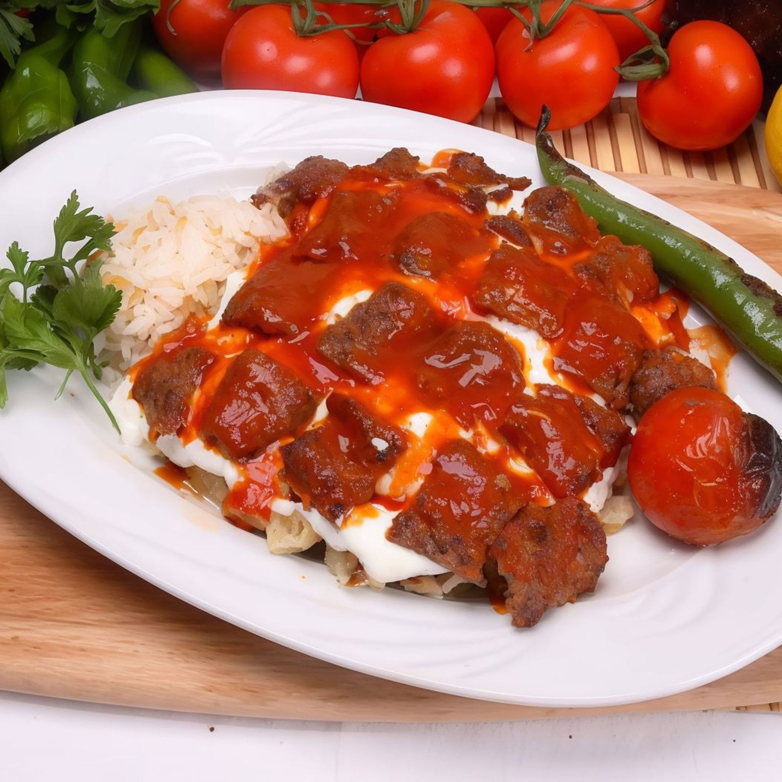 Yoğurtlu Adana Kebap