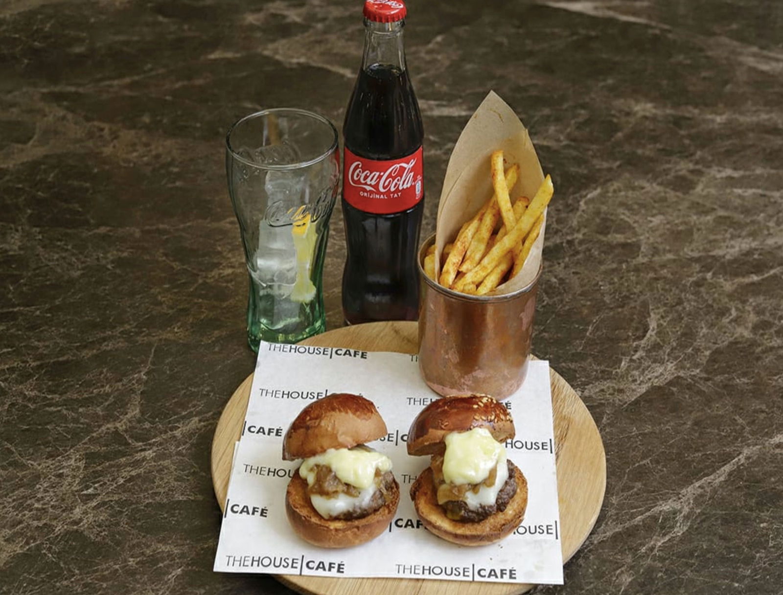 Mini The House Burger Menü