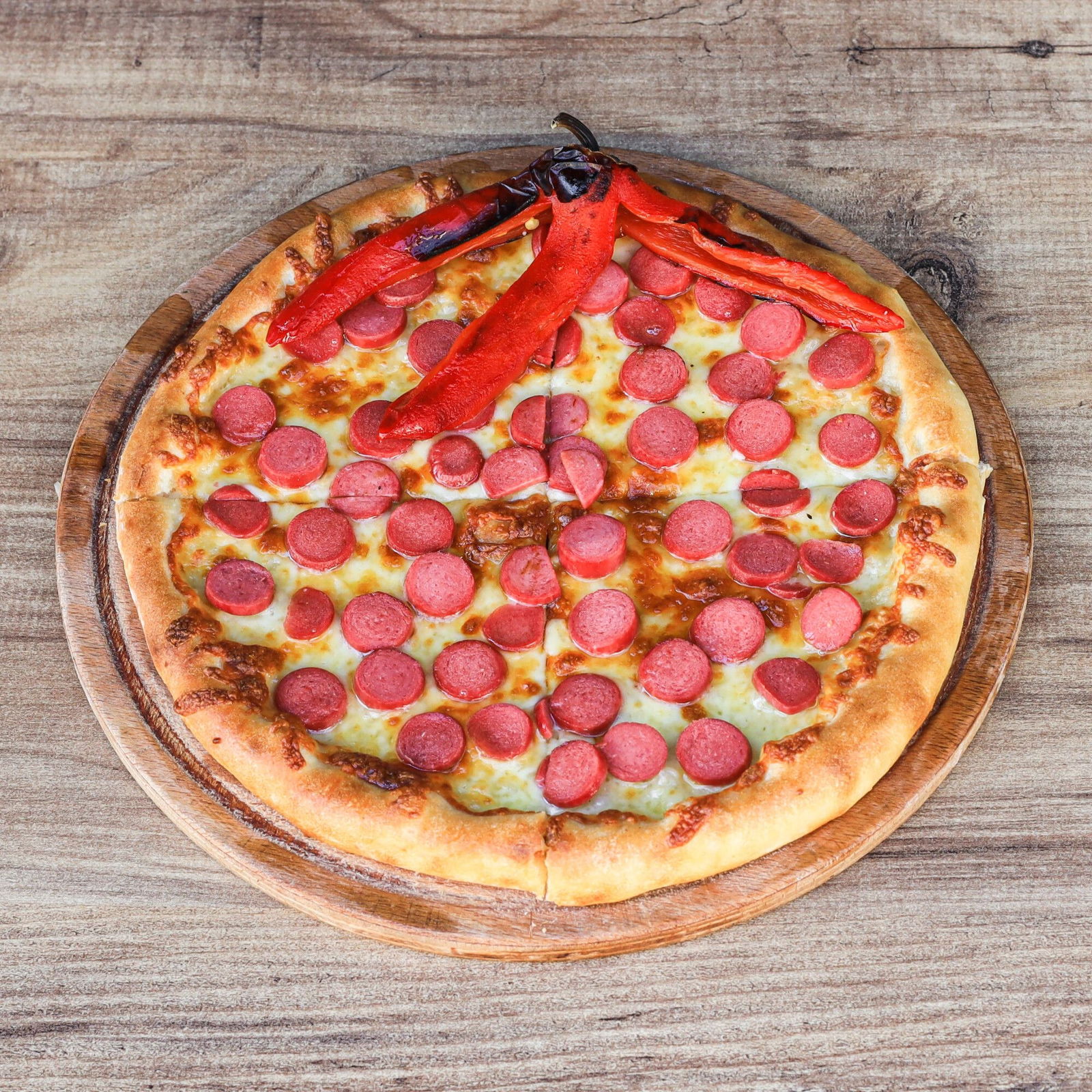 Sosisli Pizza (Orta)