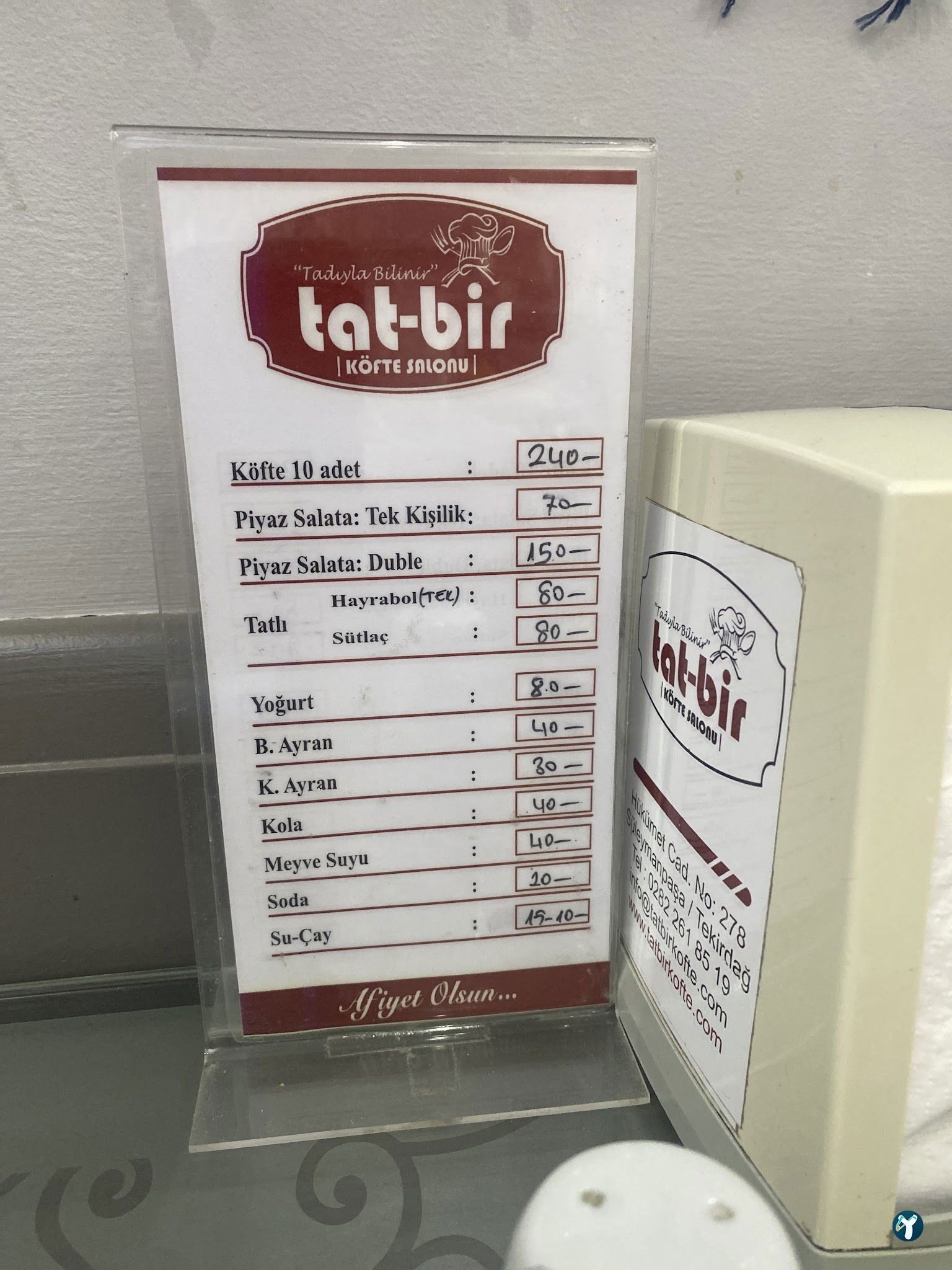 Tat Bir Kofte Salonu