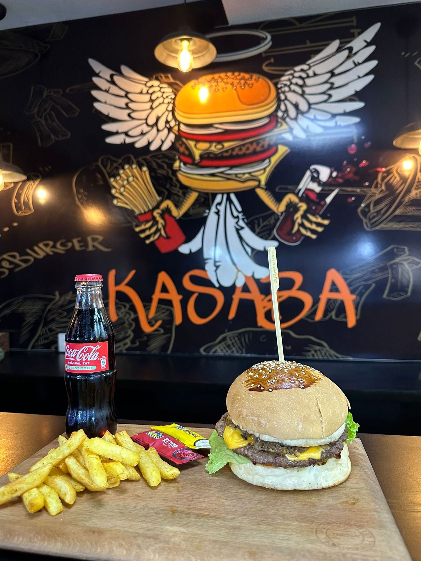Mushroom Cheeseburger Menü