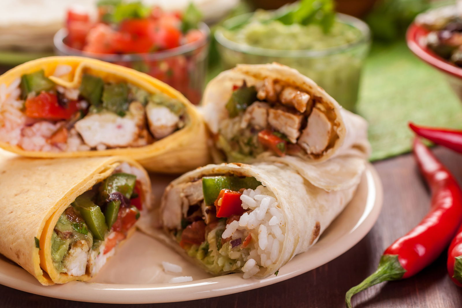 Tavuk Etli Fajita