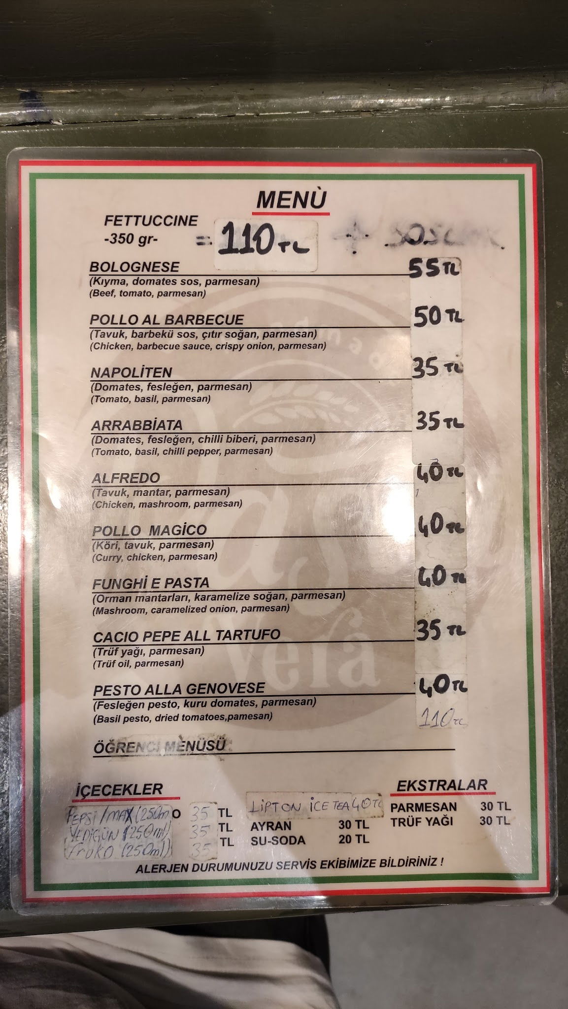 Pasta Vera Beşiktaş