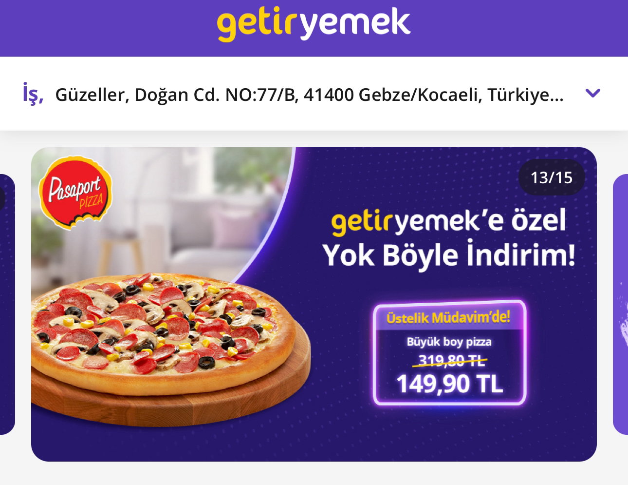 Pasaport Pizza Gebze