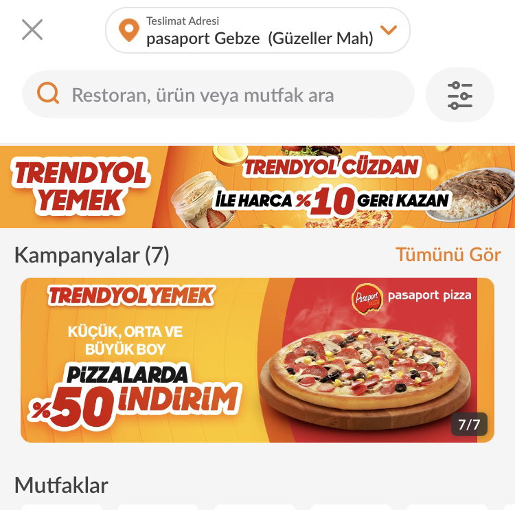 Pasaport Pizza Gebze