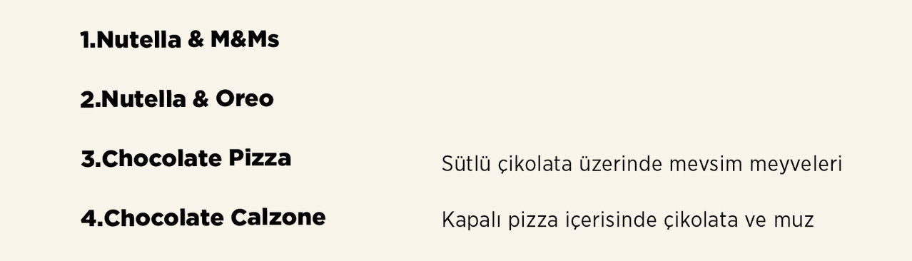 Pizza Locale Beşiktaş