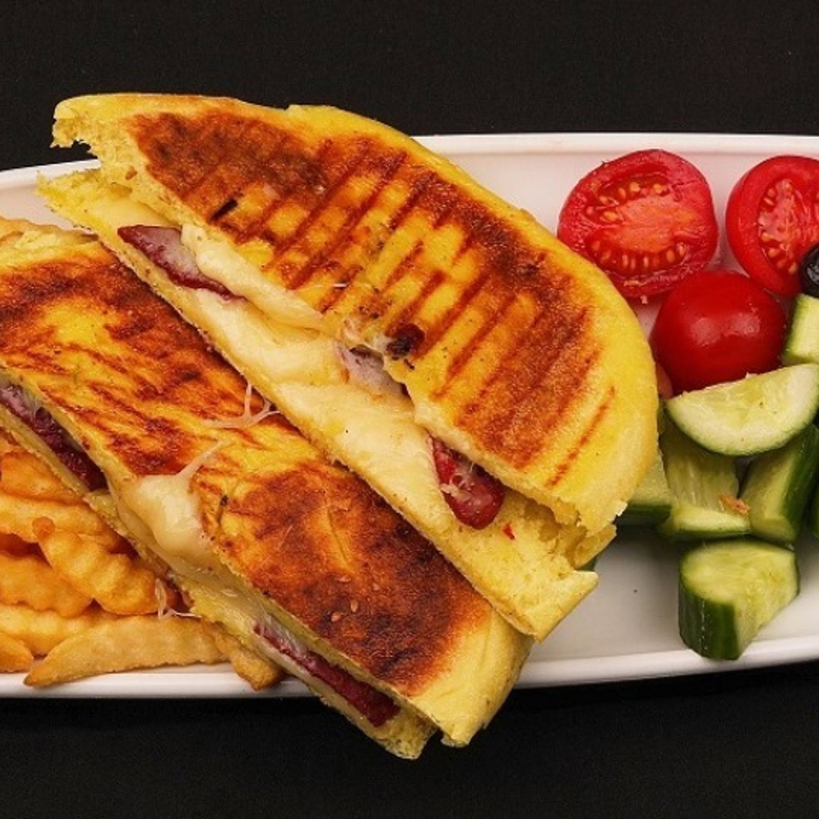 Karışık Bazlama Tost