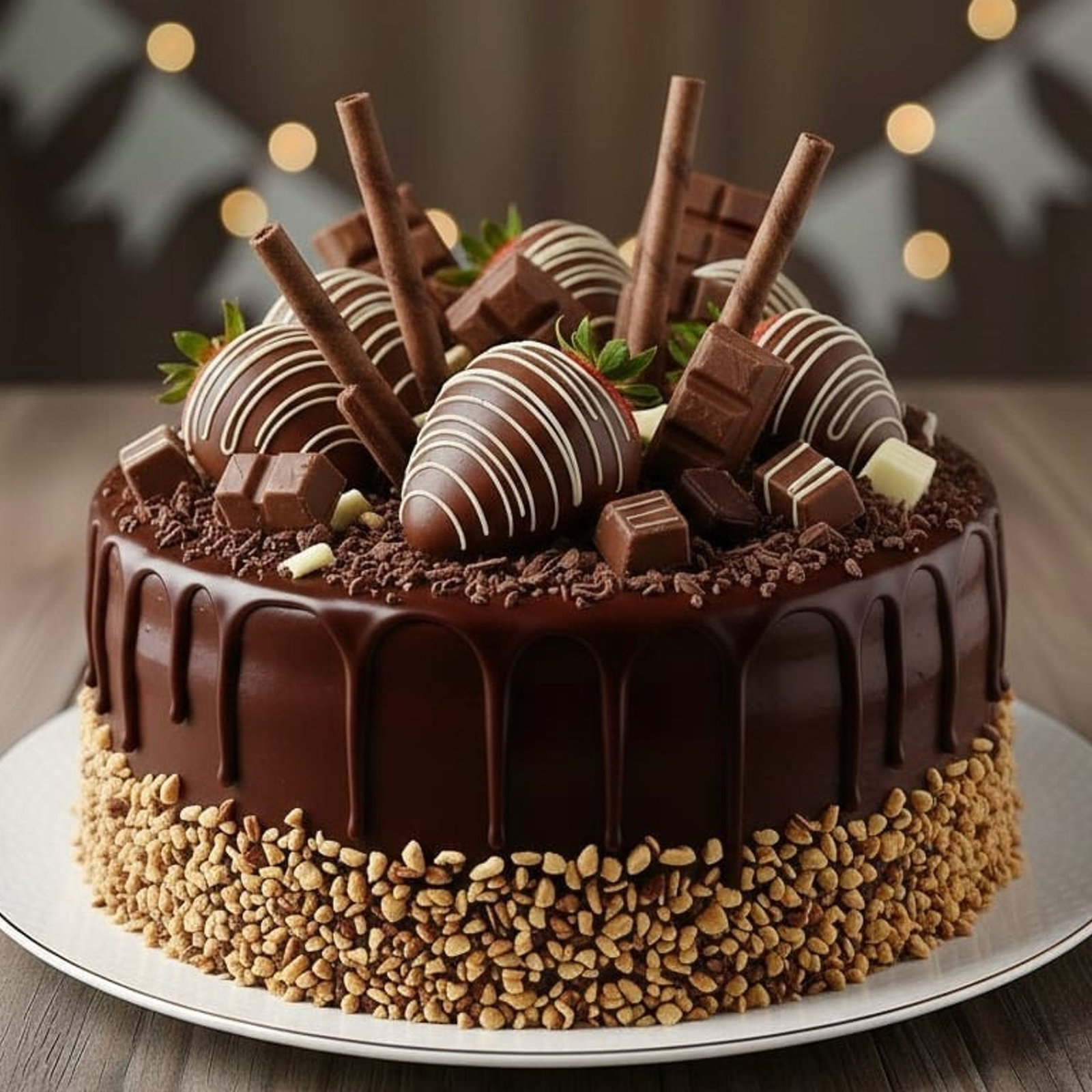 Çikolatalı Pasta-4 (12 Kişilik)