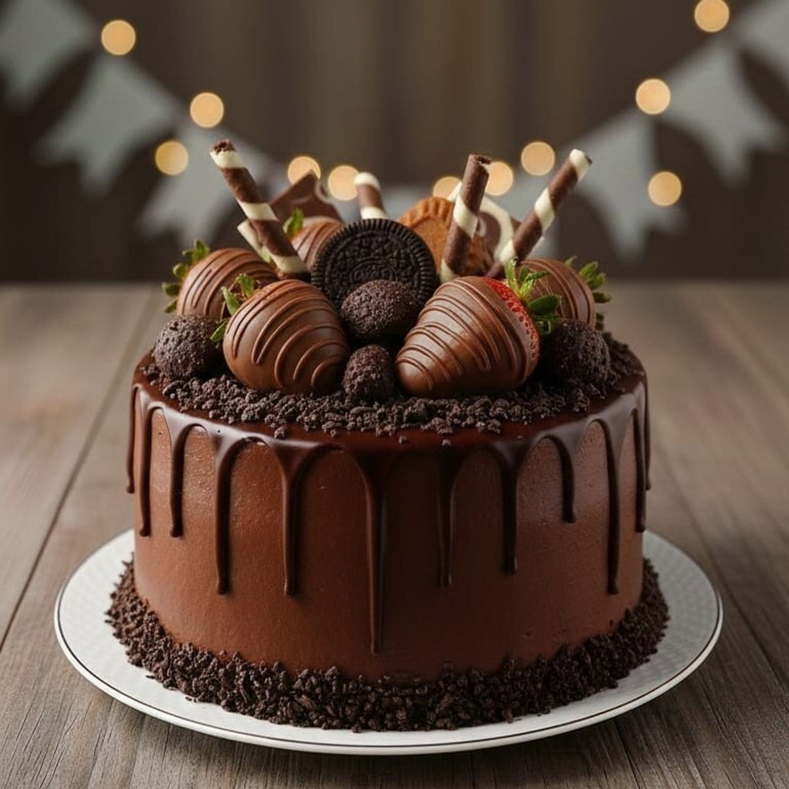 Çikolatalı Pasta-1 (4-6 Kişilik)